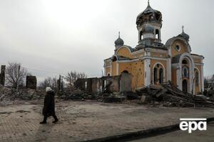 Обстрелянная оккупантами церковь в Малине, Житомирской области