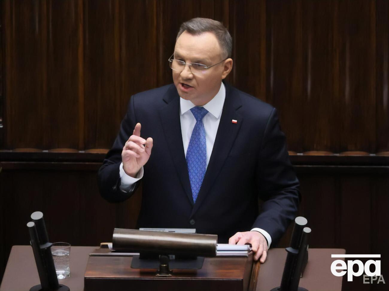 Дуда: Все надеются, что Путин не посмеет, что он не применит оружие массового поражения