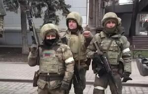 Російський окупанти в Бердянську