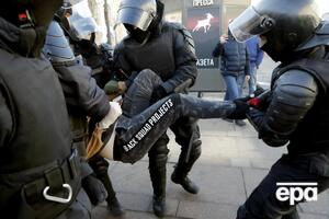 Затримання на акції протесту в Санкт-Петербурзі