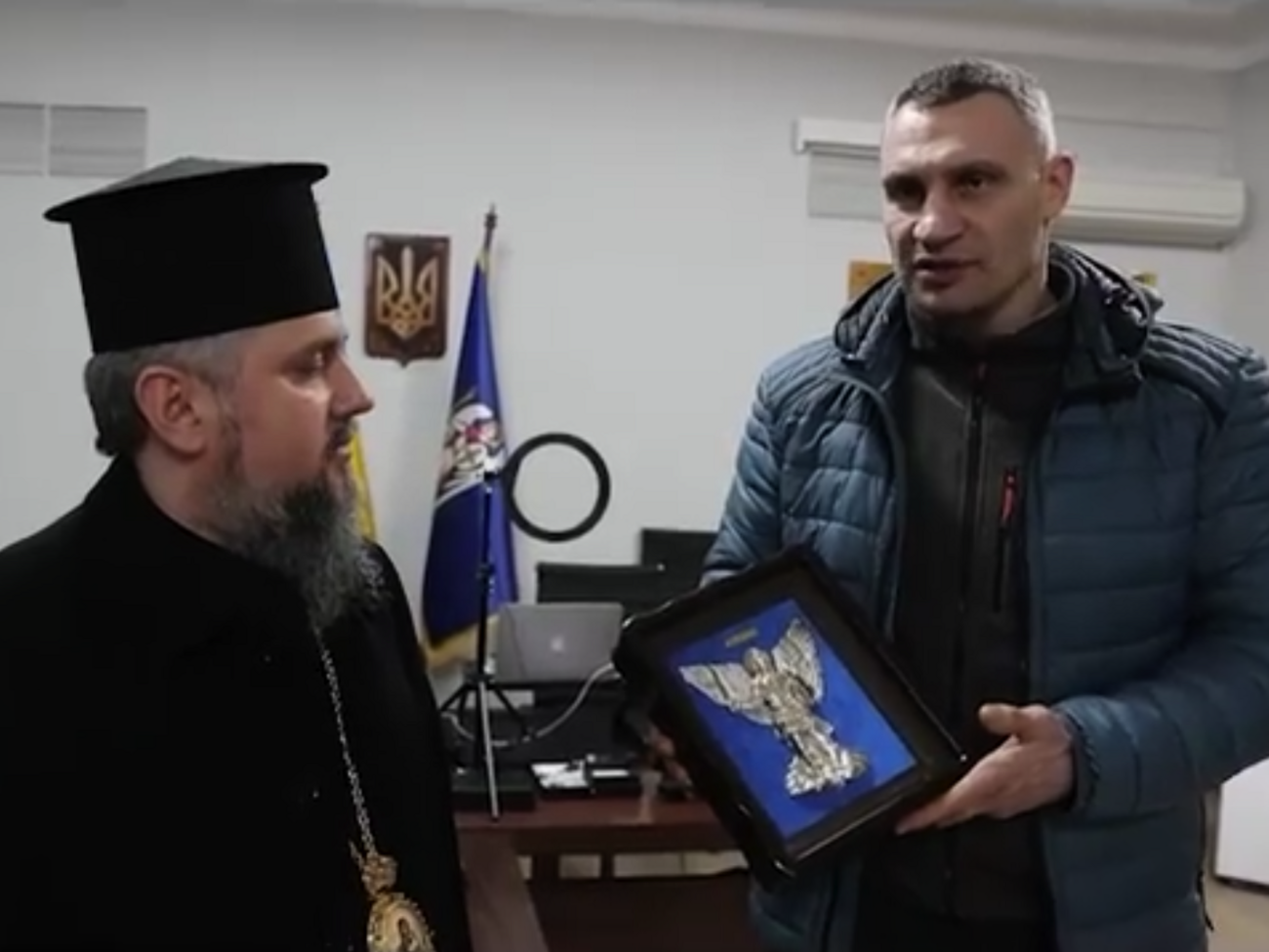 Глава ПЦУ благословив киян на захист столиці
