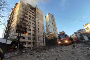 Обломок снаряда попал в жилой дом в Шевченковском районе