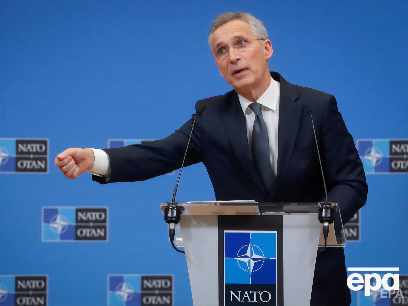 Столтенберг заявил, что решение НАТО по закрытому небу осталось неизменным