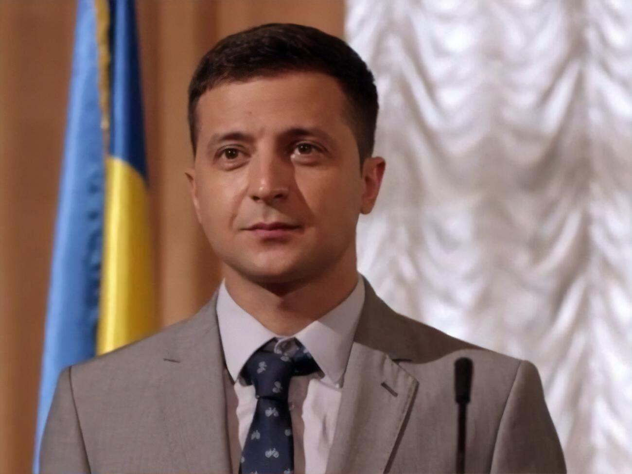 Зеленський у серіалі "Слуга народу" виконав головну роль