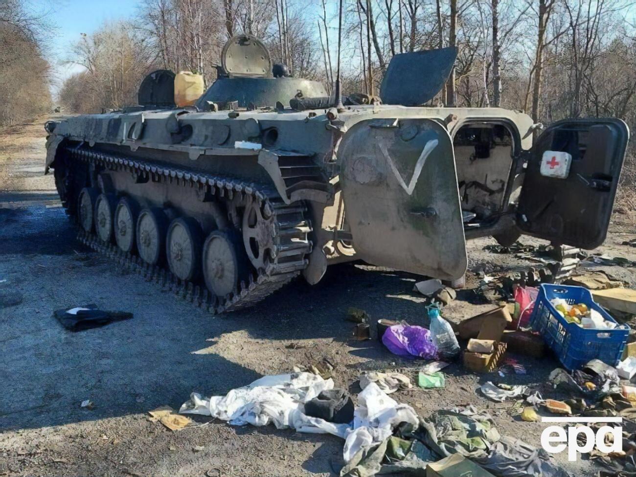 Захоплена у Київській області техніка окупантів