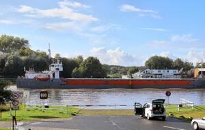 Судно Helt в результате атаки оккупантов раскололось и затонуло