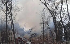 This is the theater of Mariupol after the bombing