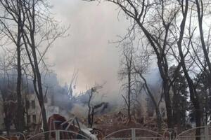 This is the theater of Mariupol after the bombing