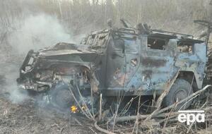 При каких обстоятельствах погиб оккупант, неизвестно. На фото – уничтоженная ВСУ российская техника