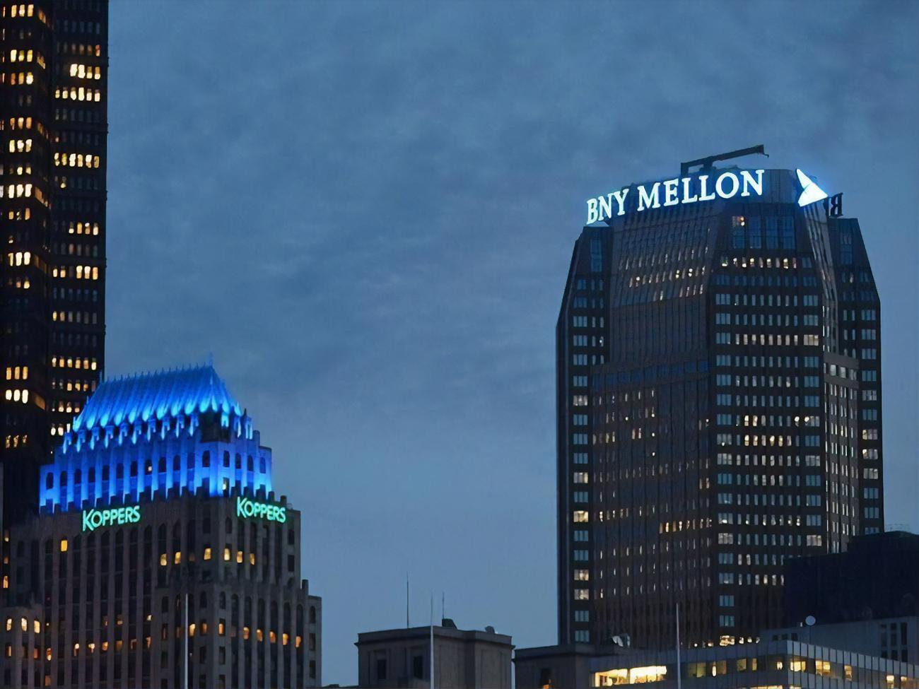 The Bank of New York Mellon з'явився після злиття найстарішого банку США The Bank of New York і Mellon Financial Corporation