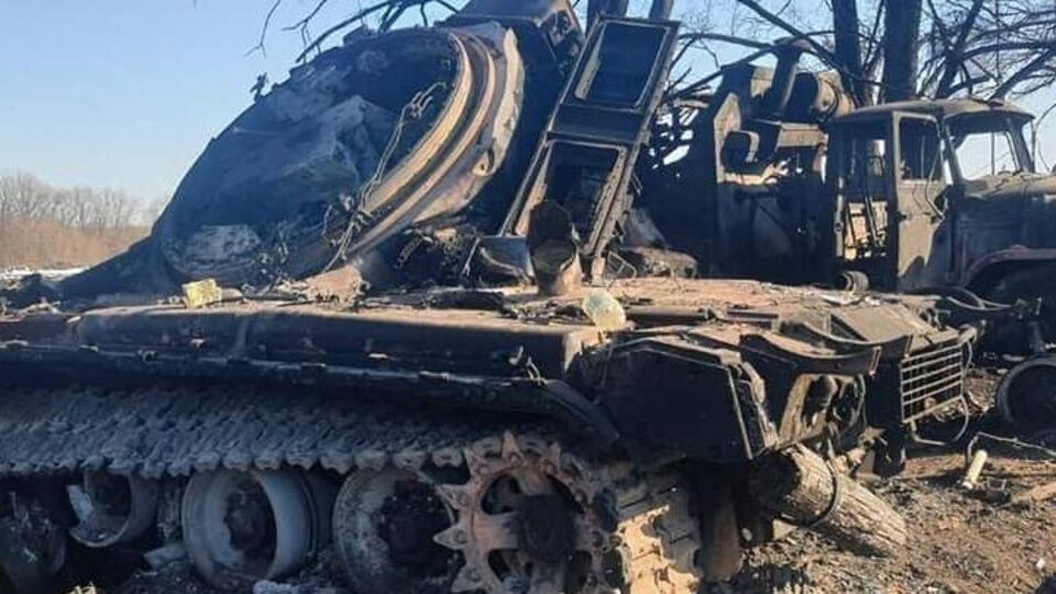 Міноборони повідомило про знищення чергової колони російської техніки