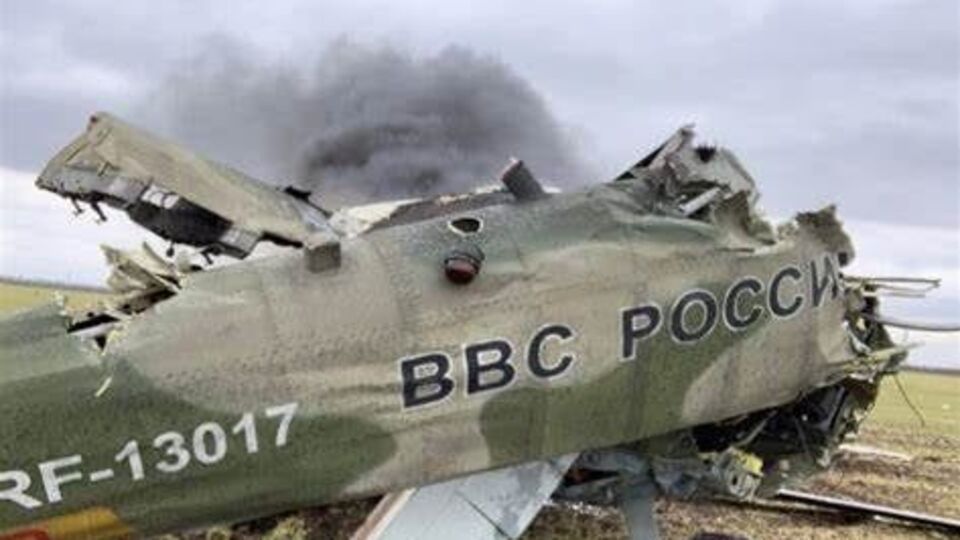 По данным ВС ВСУ, Россия потеряла почти половину вертолетов, используемых в ходе вторжения в Украину
