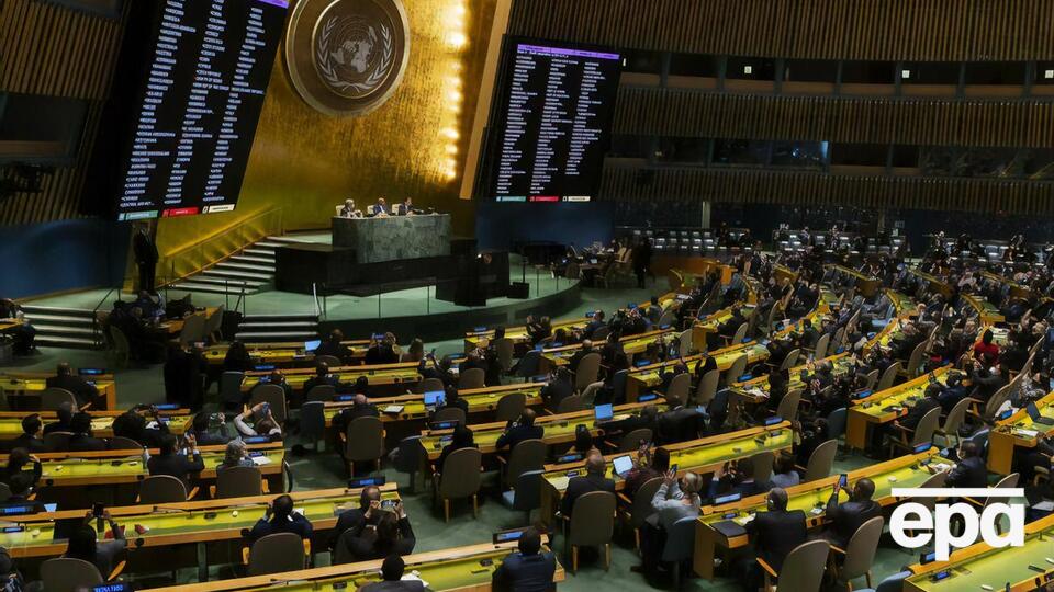 Проти резолюції із засудженням російського вторгнення в Україну проголосували лише п'ять країн: Росія, Білорусь, Північна Корея, Сирія та Еритрея