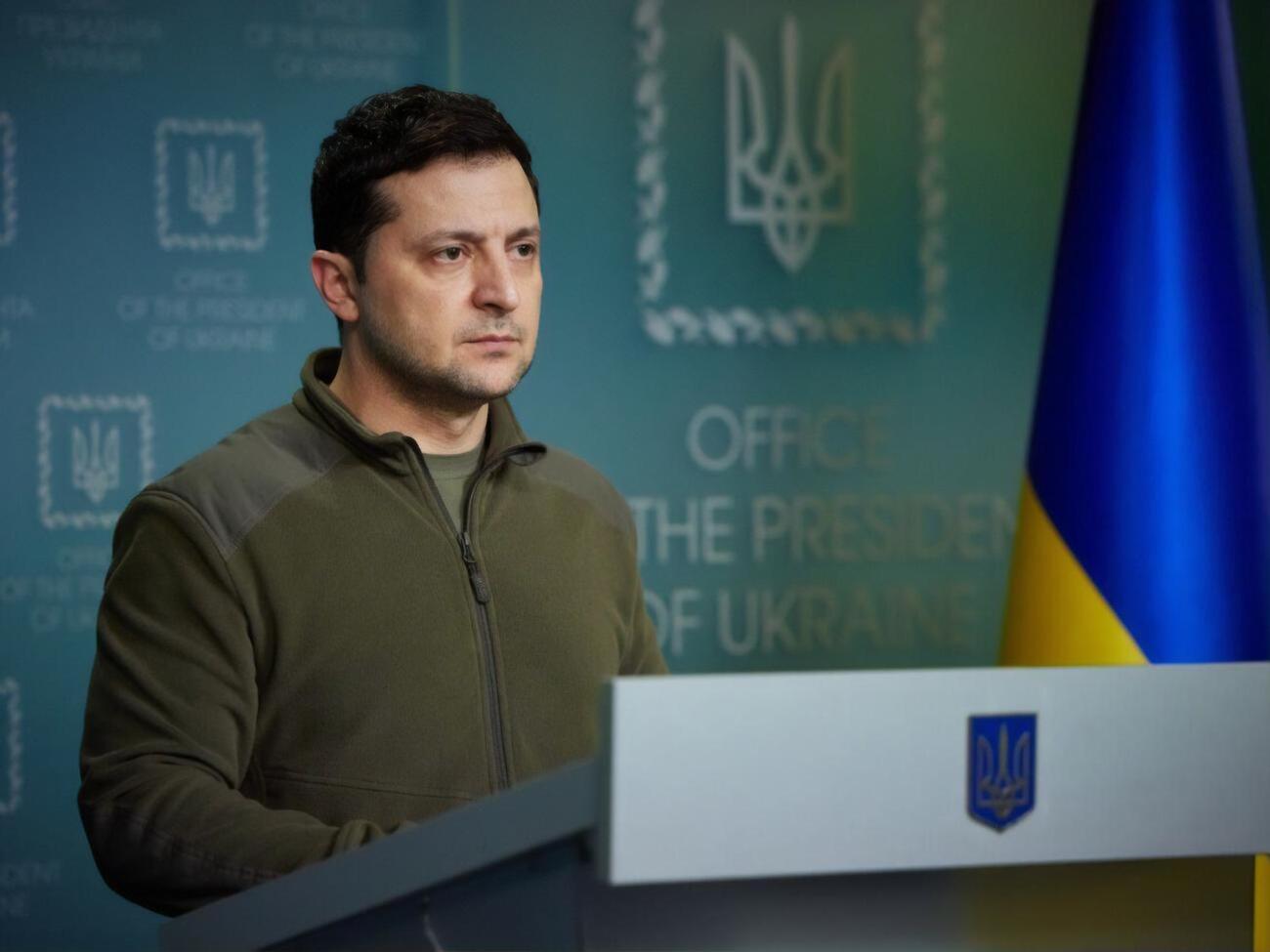 Владимир Зеленский:&nbsp;Оккупанты получат от украинцев только одно&nbsp;&ndash; отпор. Лютый отпор! Такой отпор, что они навсегда запомнят, что мы своего не отдаем