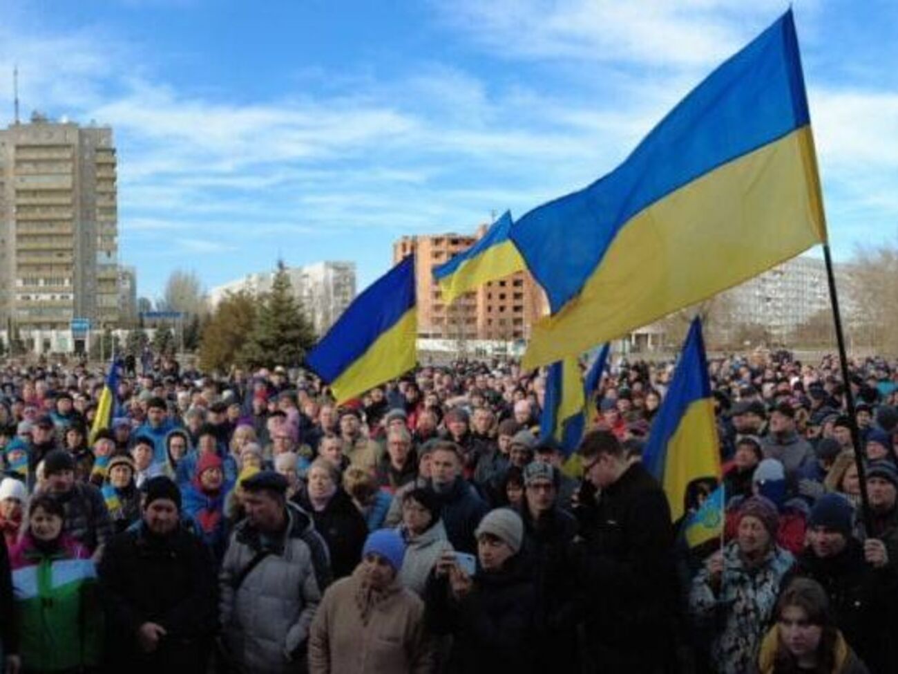 Енергодарці протестували через викрадення місцевого чиновника