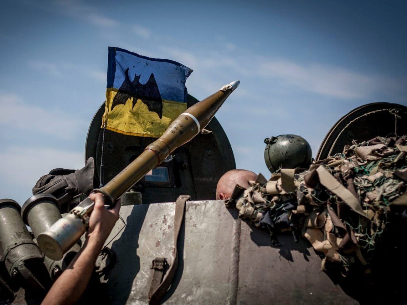 Украинские военные уничтожили российскую БМП