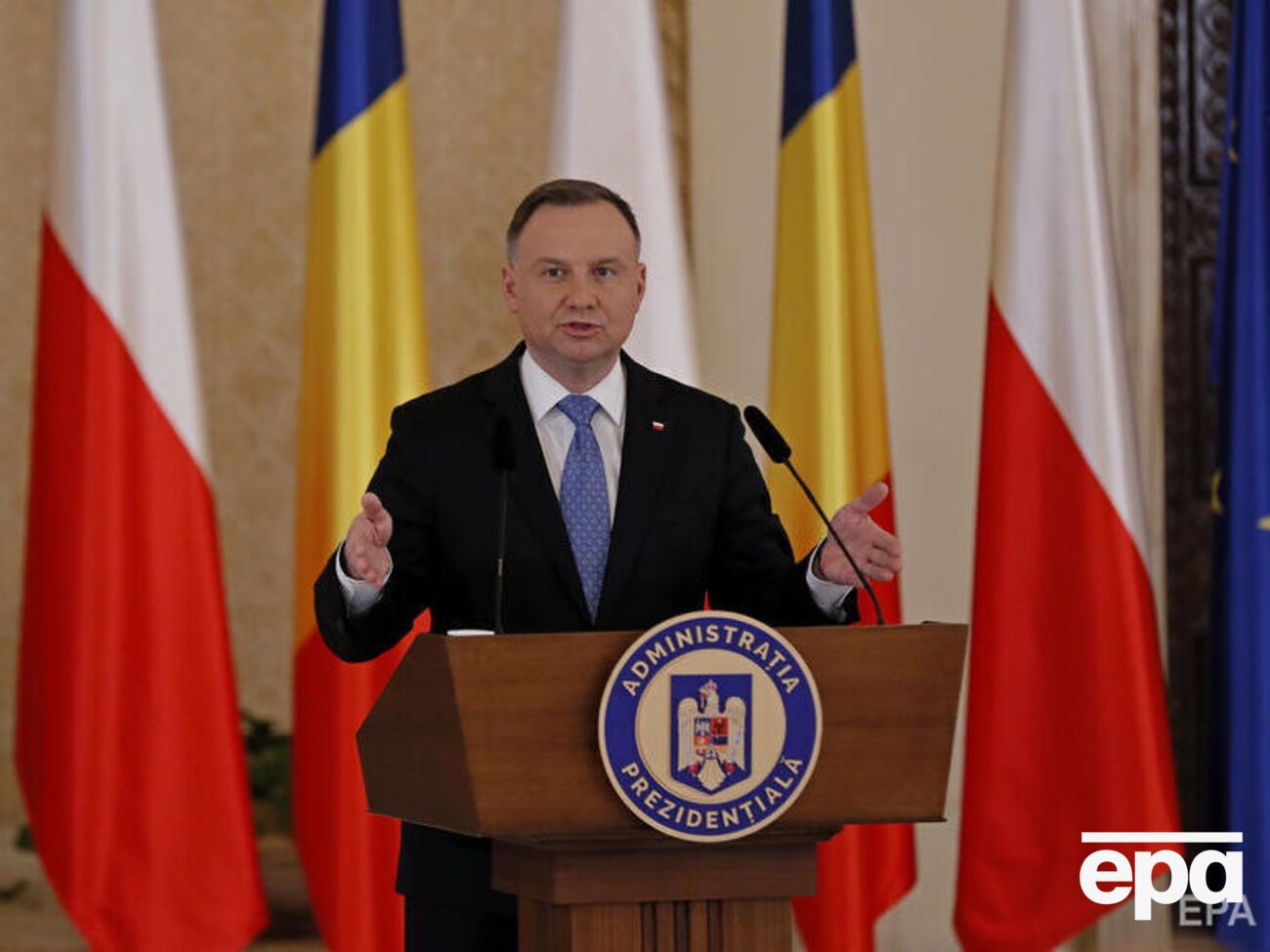 Дуда: Поляки&nbsp;сегодня смотрят на Мариуполь и со слезами на глазах говорят, что он похож на Варшаву 1944 года