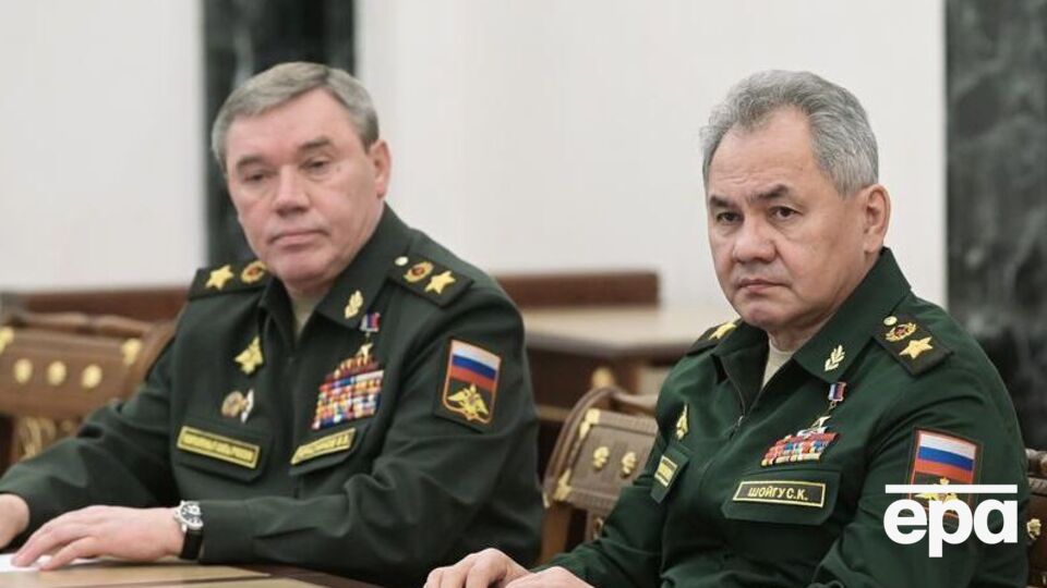 Герасимов та Шойгу не з'являлися у публічному просторі з 11 березня
