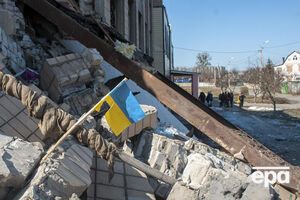23 березня Росія продовжила обстріл українських міст, зокрема Харкова (на фото – руїни однієї із харківських шкіл)