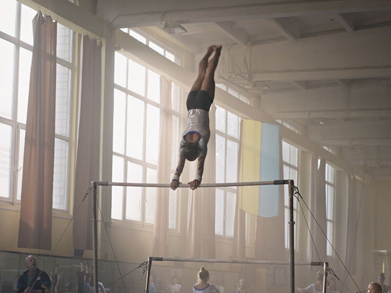 Главную роль исполнила гимнастка из Луганска Анастасия Будяшкина