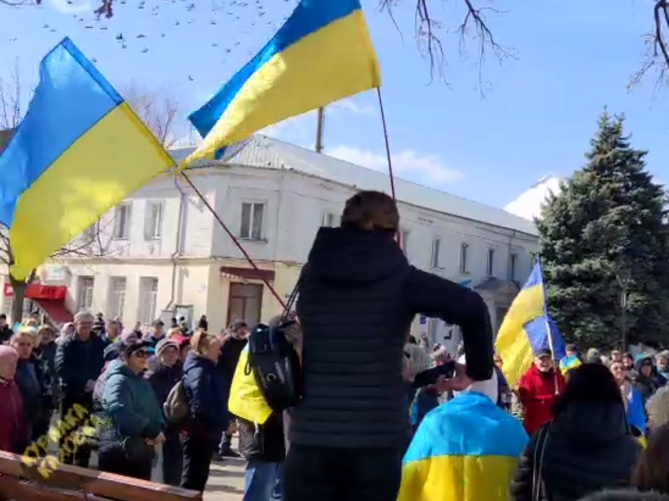 Мітинги відбулися у Херсоні та Каховці