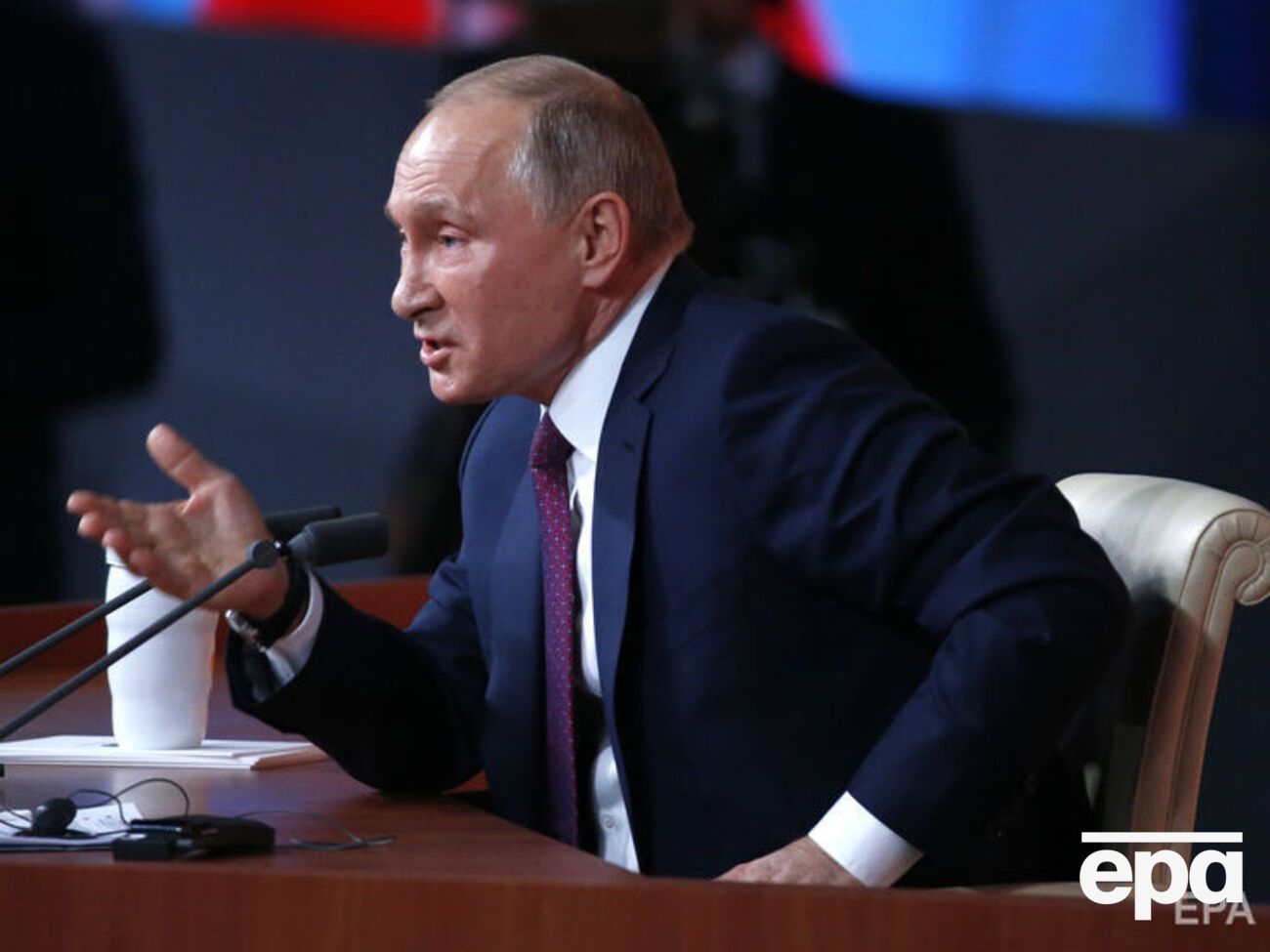 Зеленський вважає, що Путін (на фото) має амбіцію "хочу Радянський Союз"