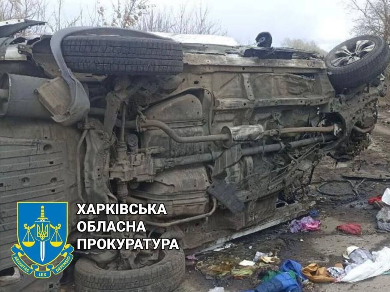 В обстрелянной машине погибла семья: женщина, мужчина и трехлетний ребенок