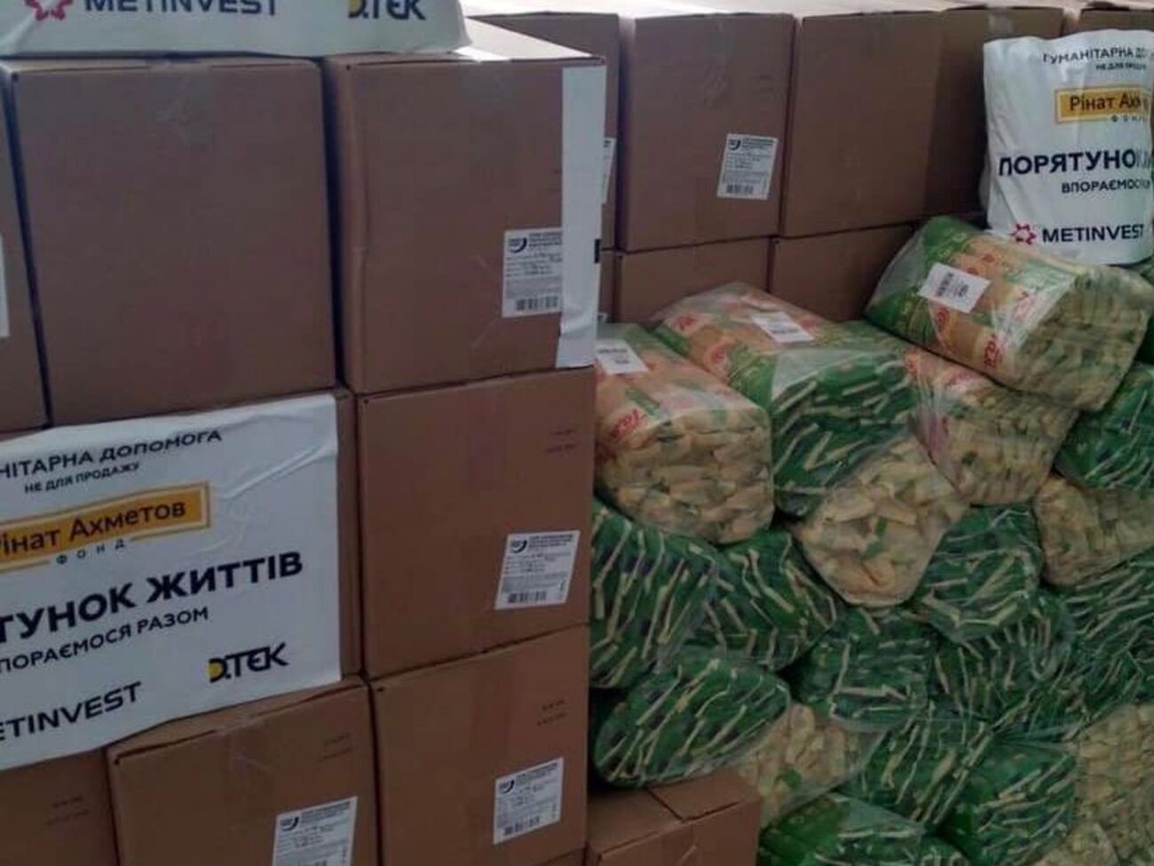 Из переданных продуктов представители общины сформируют продуктовые наборы, чтобы оказать помощь нуждающимся