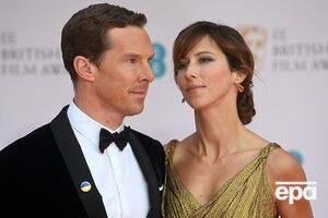 Камбербэтч появился на церемонии вместе с супругой