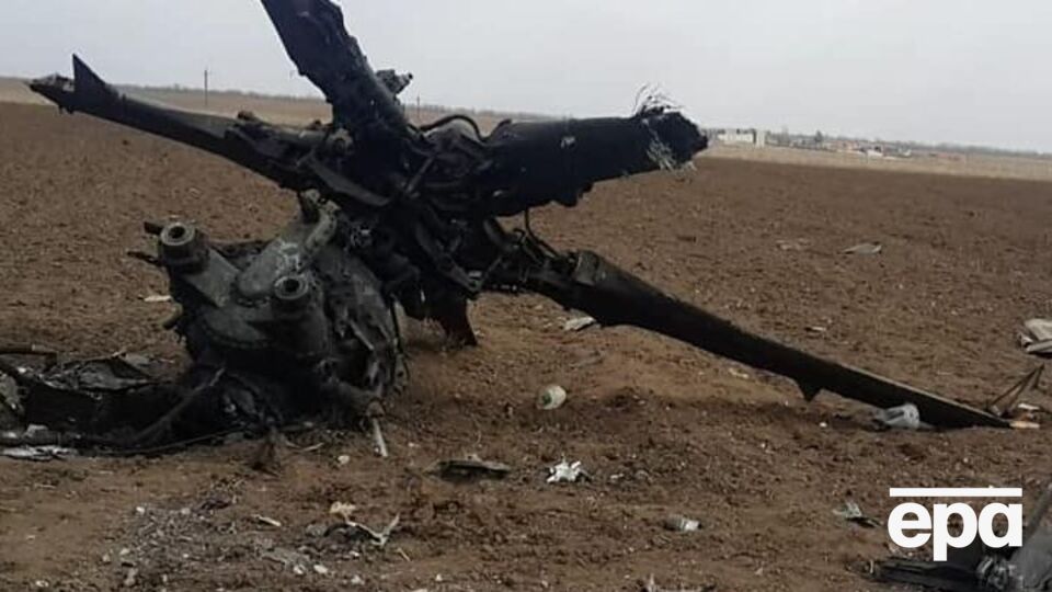 С 24 февраля российские оккупанты потеряли в Украине 129 вертолетов, отметили в Генштабе ВСУ