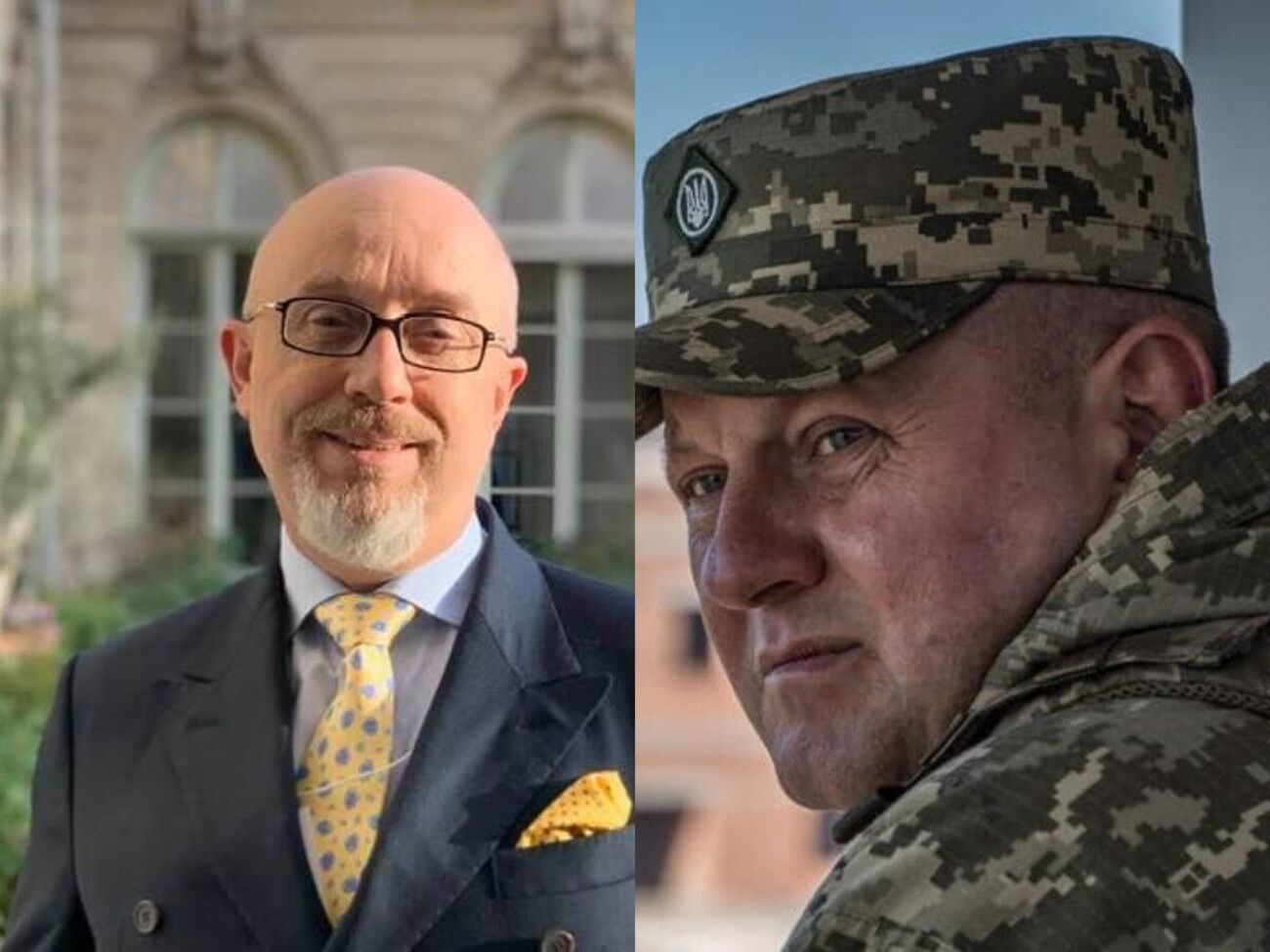 Художник Кривонос, зобразивши разом міністра та головнокомандувача, подякував ЗСУ за захист