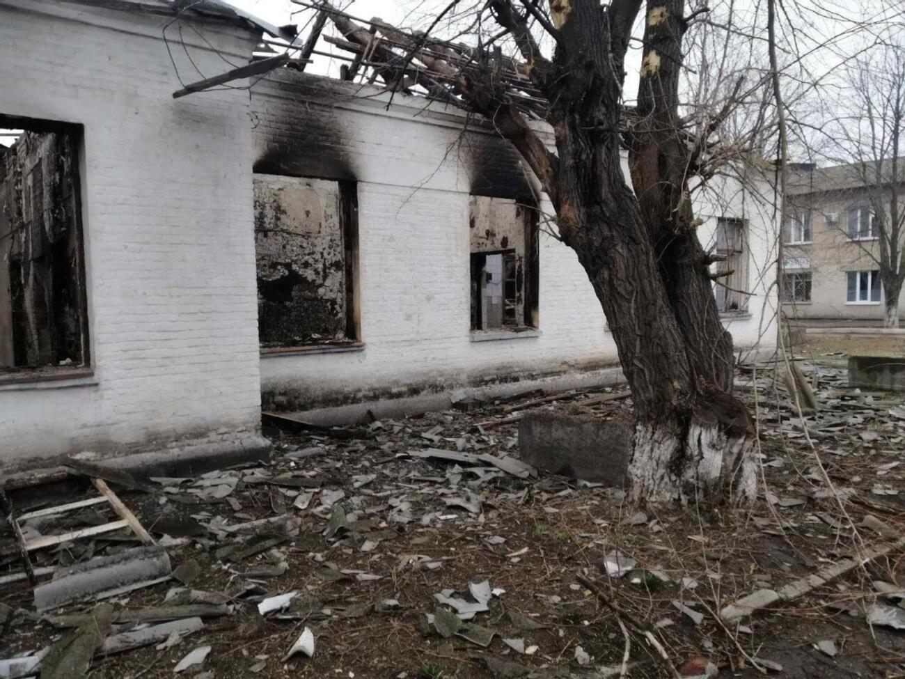 Лікарня сильно пошкоджена