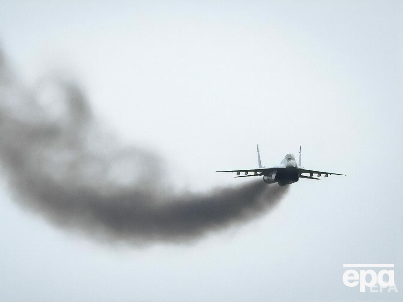 Украинский пилот катапультировался