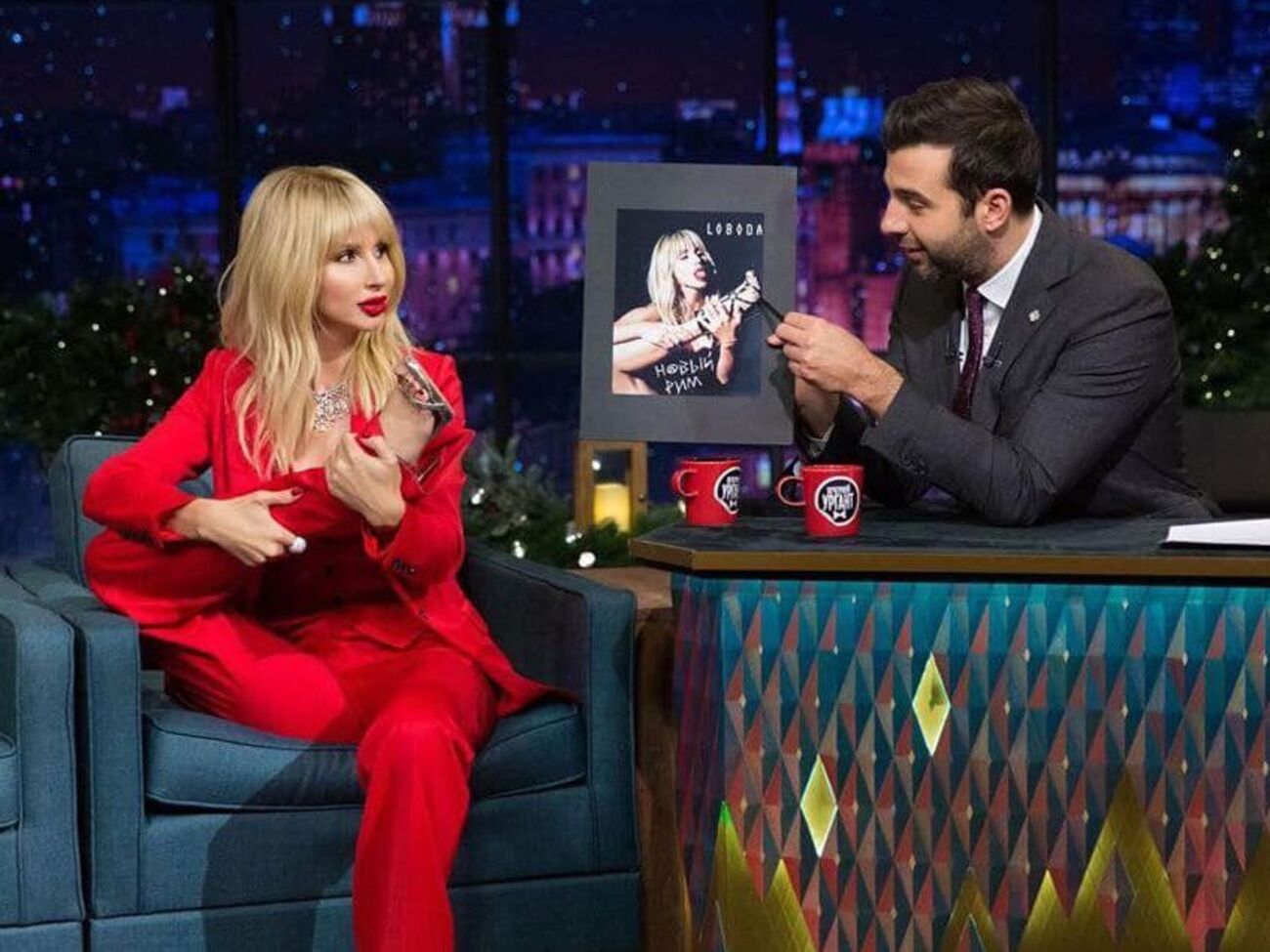 До нападу РФ на Україну Loboda гастролювала в Росії і знімалася в шоу "Вечерний Ургант" на пропагандистському "Первом канале"