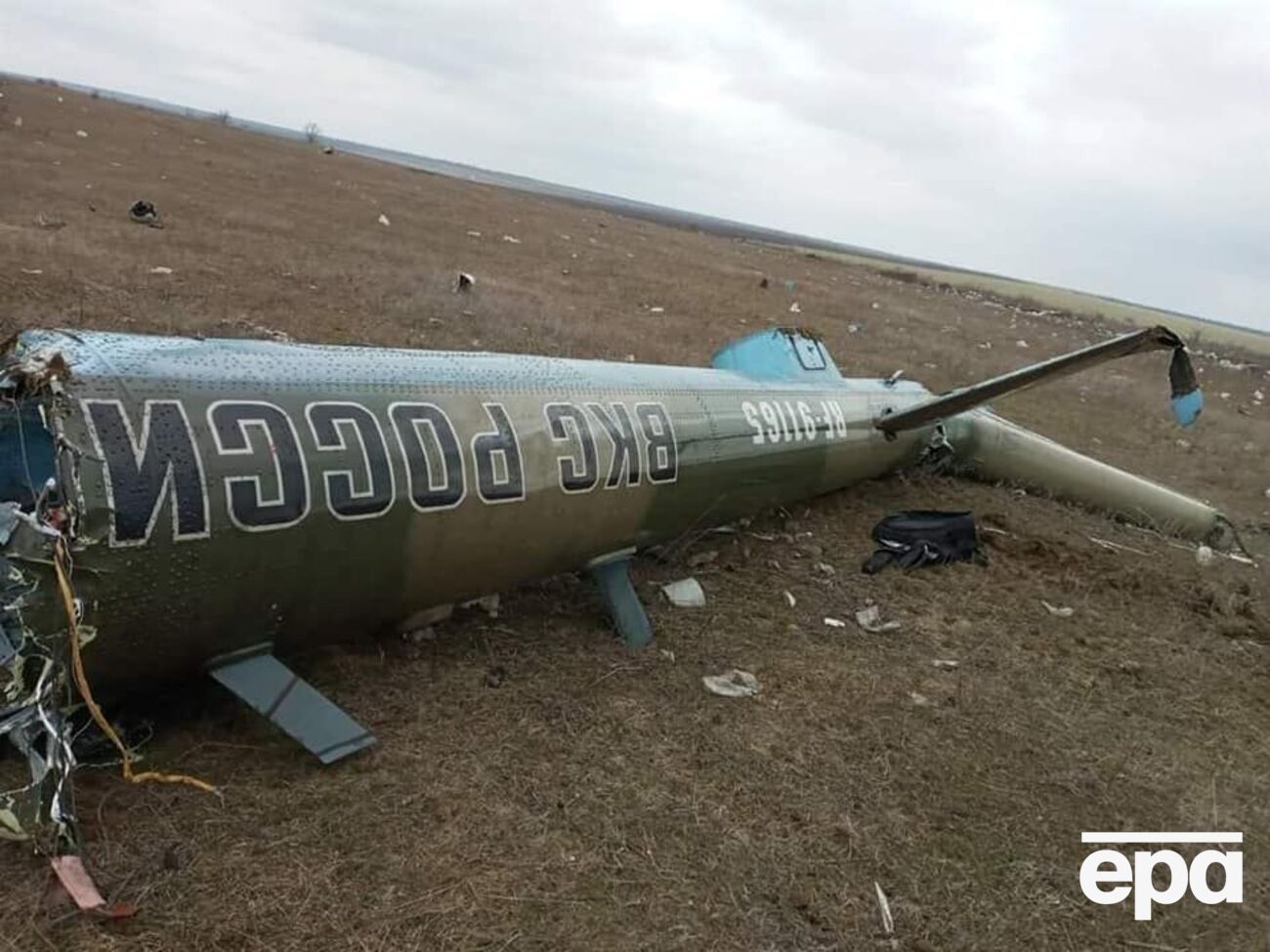 Із 24 лютого російські окупанти втратили в Україні 131 вертоліт, зазначили у Генштабі ЗСУ