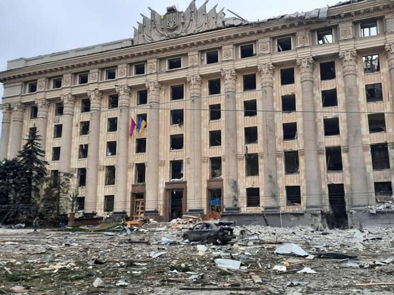 В результате вторжения РФ в Украину в Харькове разрушен 1531 объект гражданской инфраструктуры, сообщил Терехов