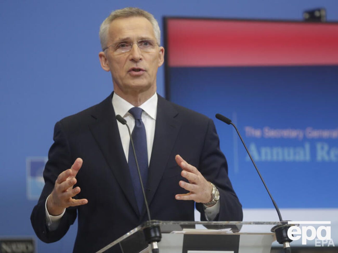 Столтенберг:&nbsp;Украина ведет войну за свободу, за демократию, за наши общие ценности