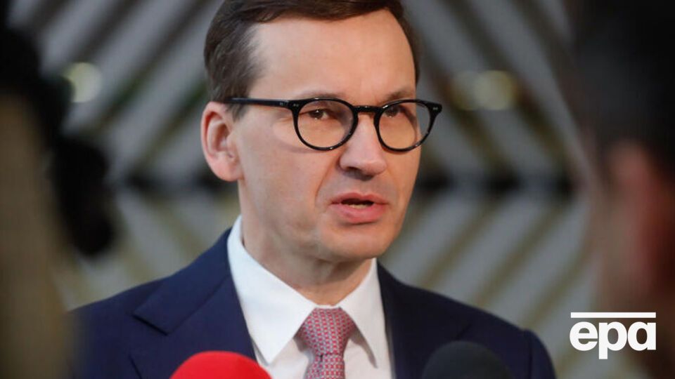 Моравецкий призвал союзников Украины продолжать введение санкций против России