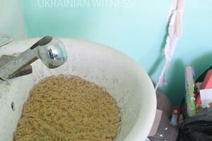 Такое "блюдо" оккупанты оставили в раковине
