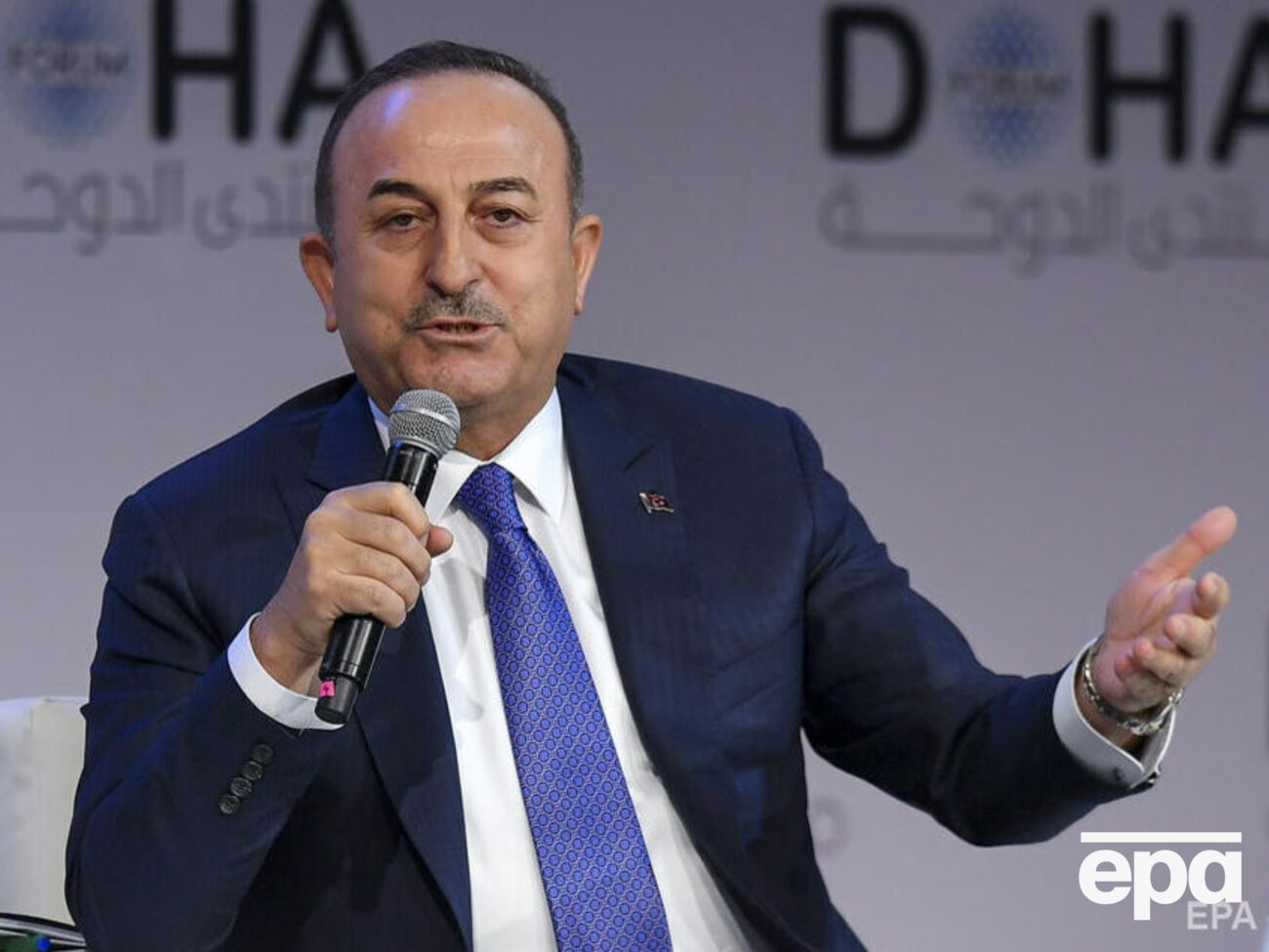 Кулеба і Лавров повідомили турецькій стороні, що готові до переговорів, зазначив Чавушоглу (на фото)