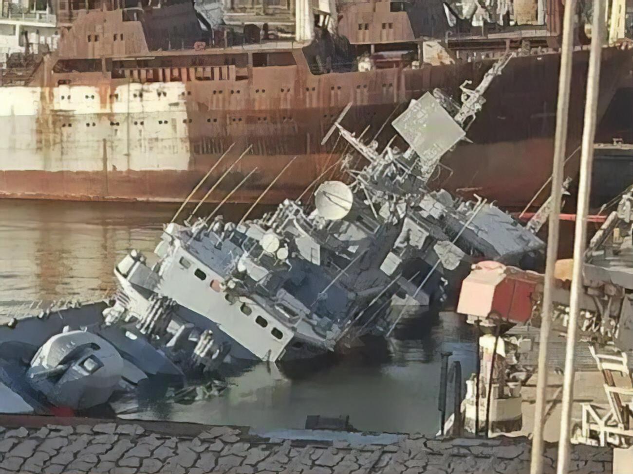 "Гетьман Сагайдачний" стоял в Николаеве на ремонте