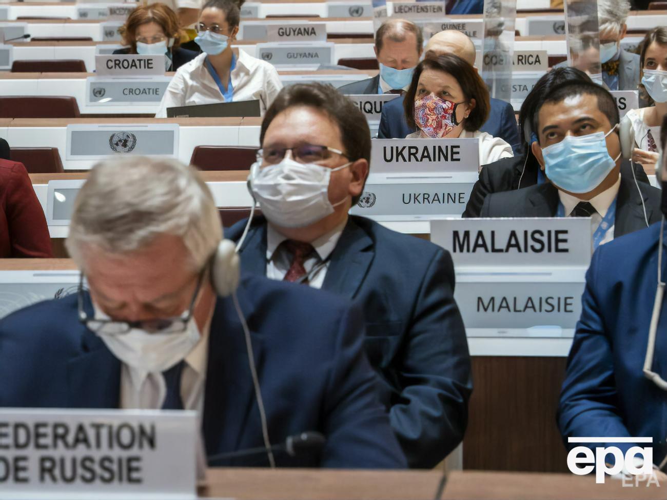 Євгенія Філіпенко (друга праворуч) заявила, що загальний обов'язок усієї Ради ООН із прав людини&nbsp;&ndash; задокументувати злочини РФ та допомогти притягнути винних до відповідальності