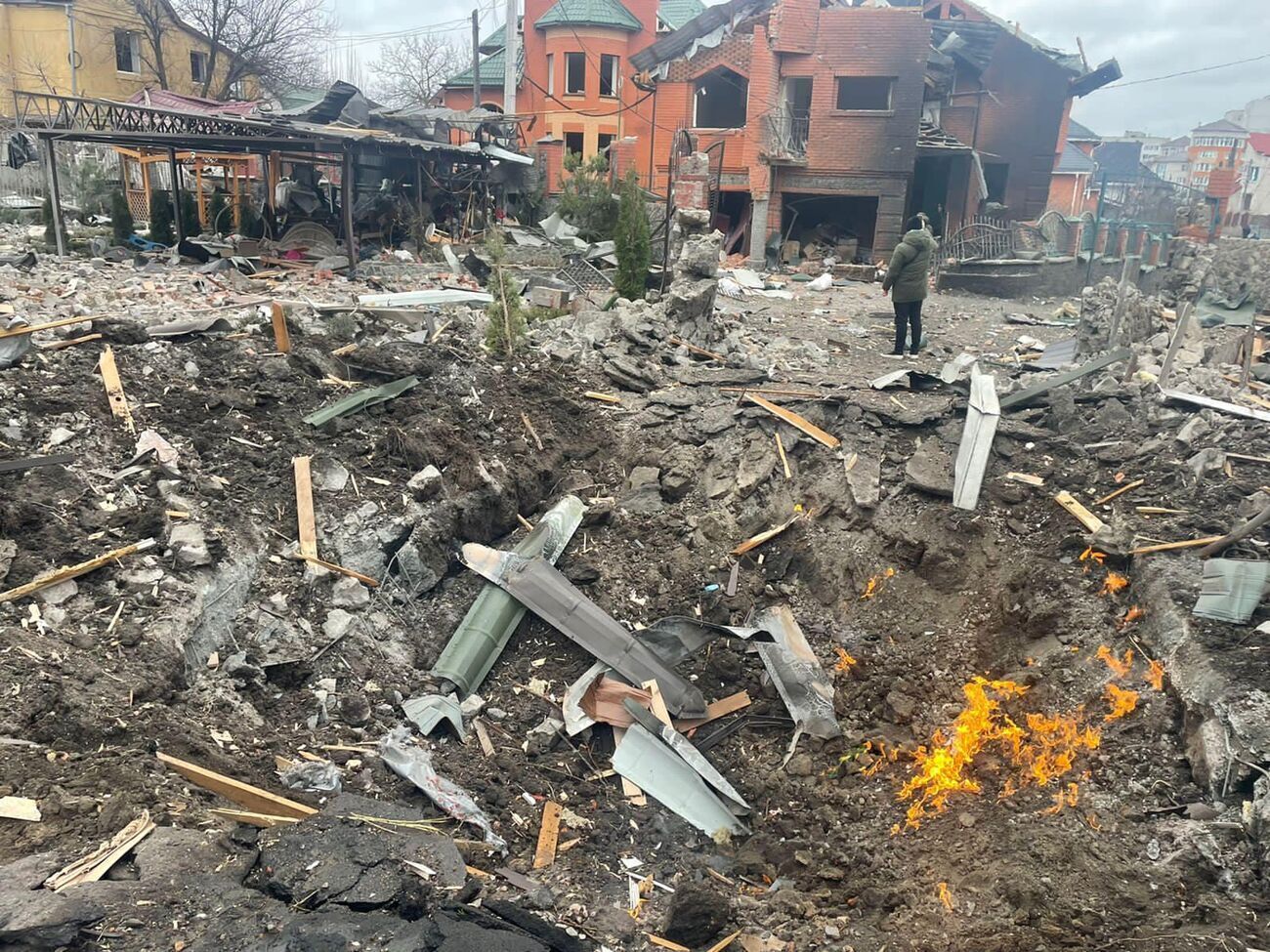 Ракетний удар окупантів припав на приватний сектор