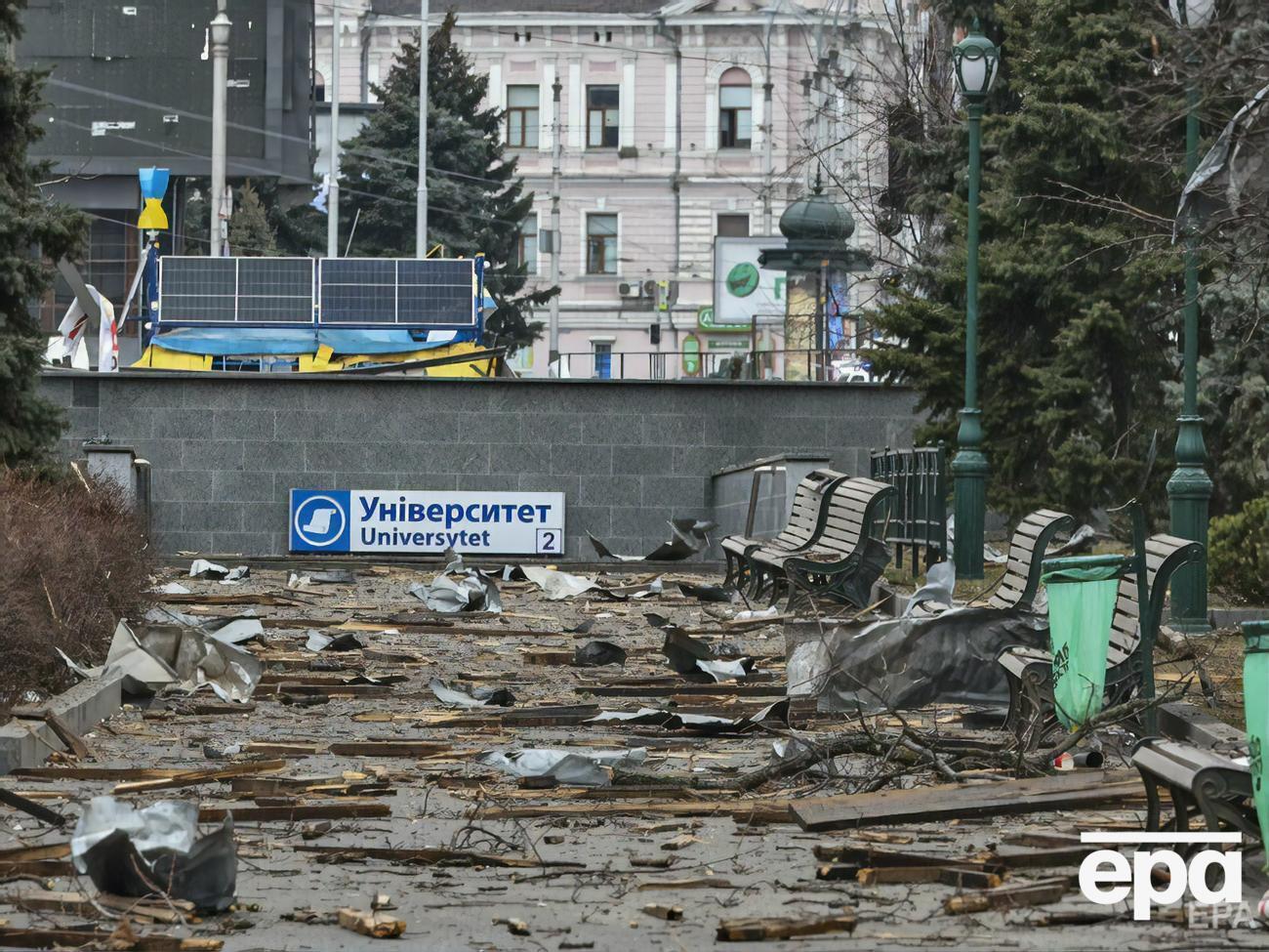 Российские оккупанты обстреливают Харьков больше недели
