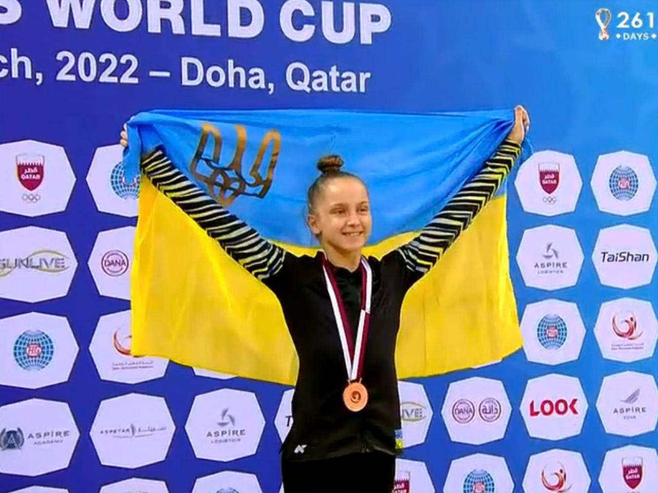 Українка вийшла на церемонію нагородження окремо