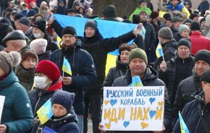 Митинг в Каховке