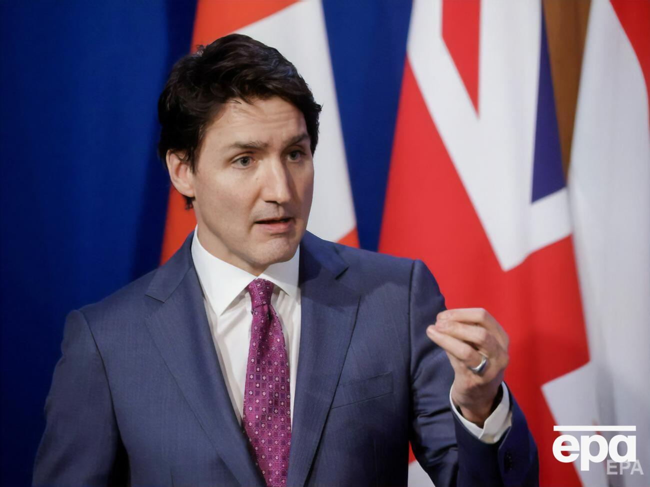 Против кого будут введены санкции, Трюдо не рассказал