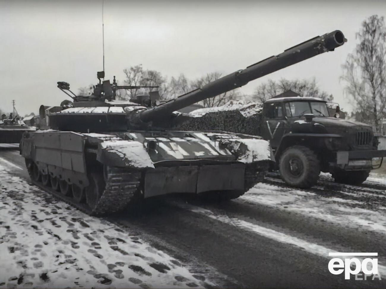 Колонна российской техники под Киевом, 7 марта