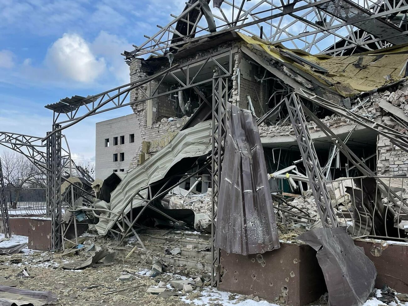 Приймальне відділення лікарні в Ізюмі було збудовано пів року тому, зазначив Мацокін