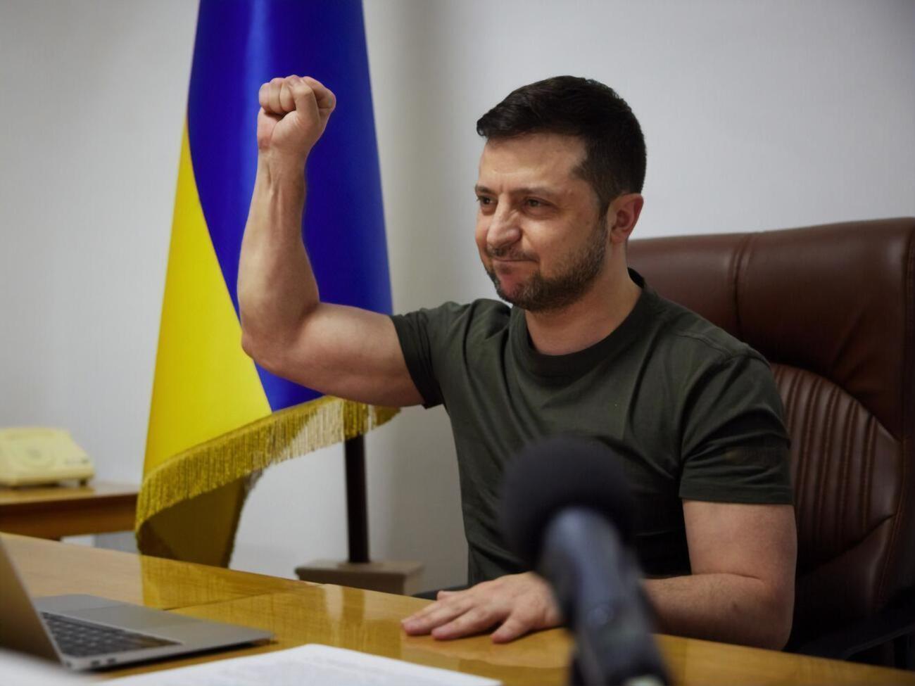 Владимир Зеленский: Слава великой Украине! Слава Великобритании!